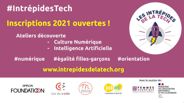Logo des intépides de la tech projet de sensibilistaion des métiers de la tech