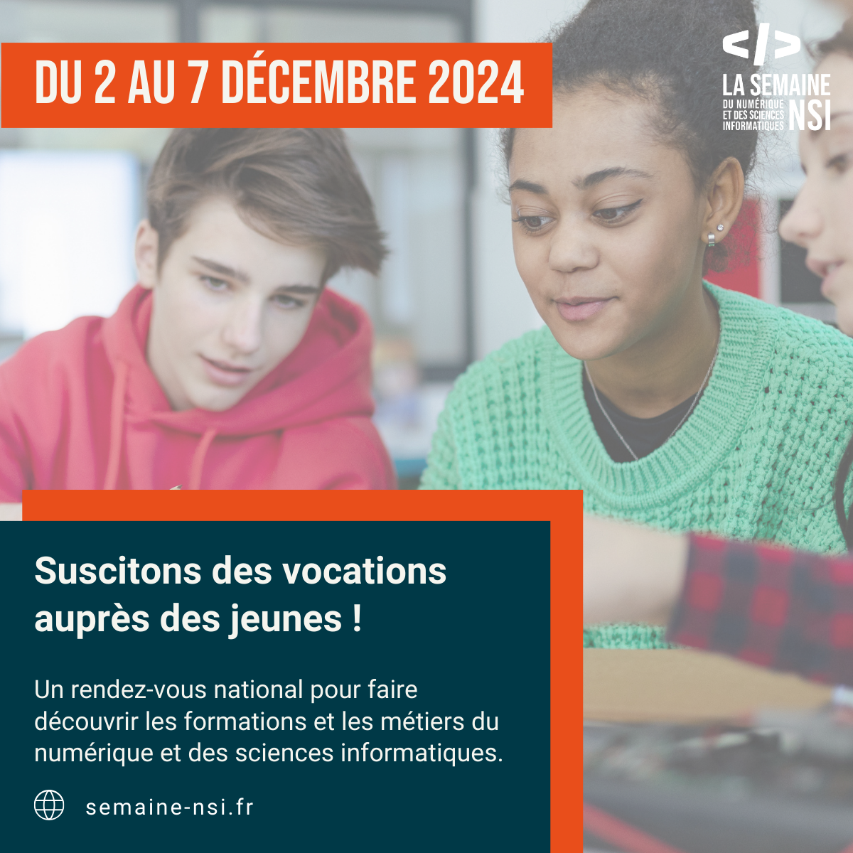 Affiche semaine NSI du 2 au 7 Décembre 2024