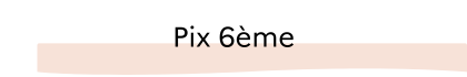 titre pix 6ème