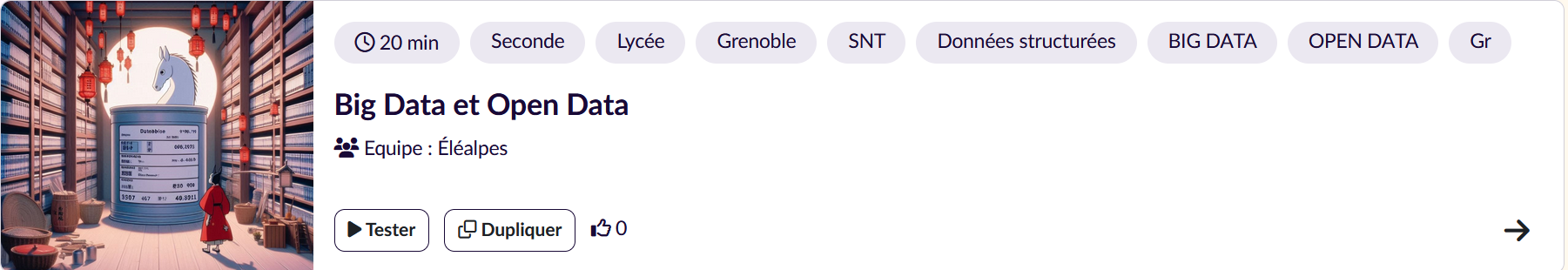 Parcours Eléa - Big Data