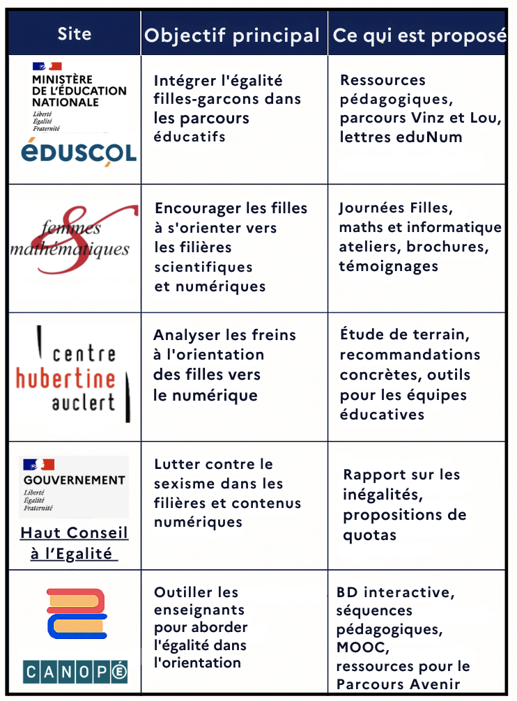 ressources mixité numérique