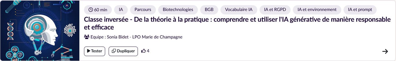 Classe inversée - De la théorie à la pratique - comprendre et utiliser l'IA générative (Eléa)