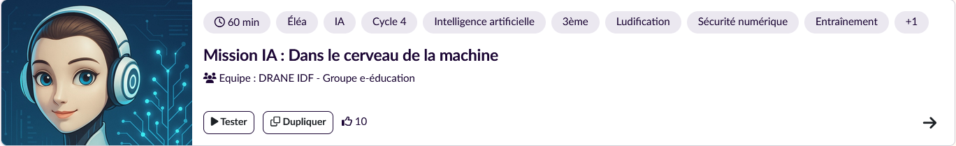 Mission IA Dans le cerveau de la machine (Eléa)