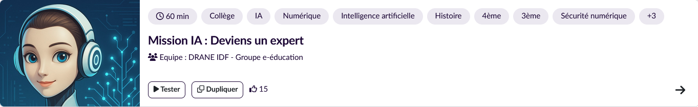 Mission IA Deviens un expert (Eléa)