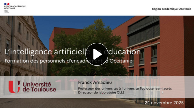 Capture écran première diapositive du webinaire