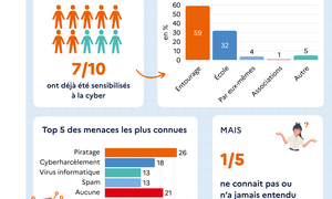 Enquête Éducation nationale sur la connaissance de la cyber auprès des élèves du CM1 à la 6e