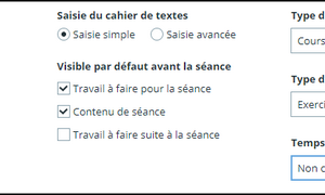 Utiliser l'ENT Cahier de textes