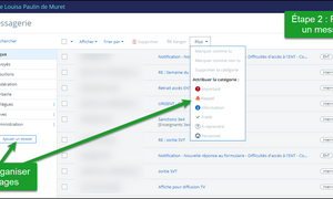 Utiliser l'ENT 1 messagerie