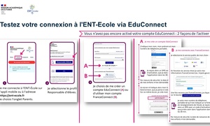 Connexion ENT via EduConnect