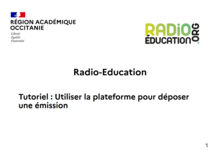 Capture image diapo tuto radio education